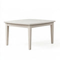 Tavolo da pranzo 120 x 80 x 75 cm in legno bianco stile moderno